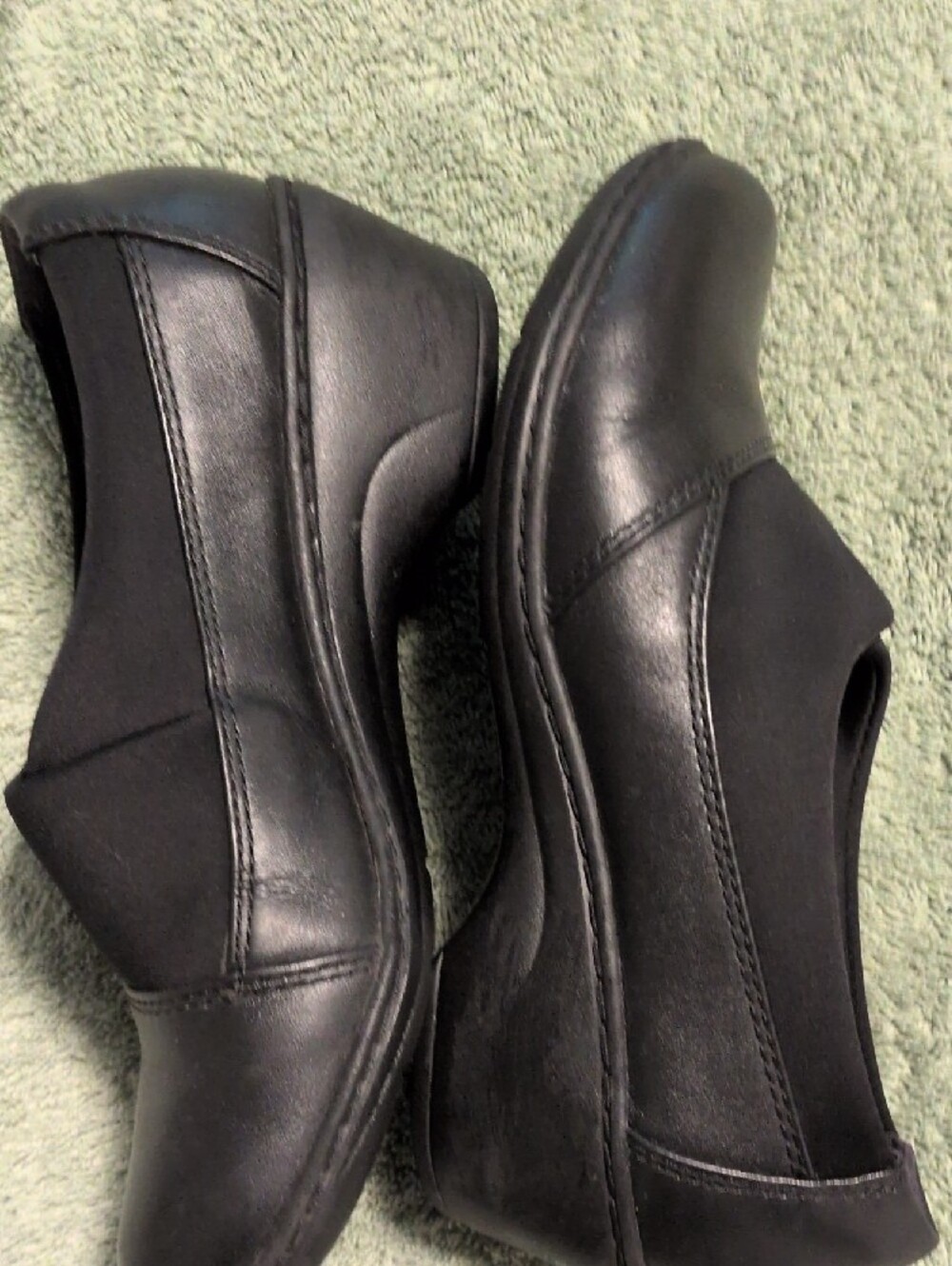 Clarks Black Womens' Slip-On